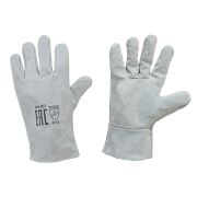 Перчатки спилковые серые